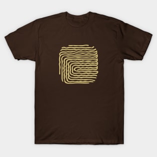 Earthy Lines Minimalist T-Shirt